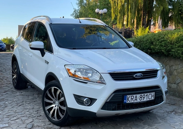 Ford Kuga cena 33900 przebieg: 180000, rok produkcji 2009 z Trzebnica małe 596